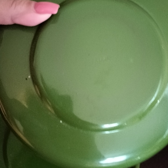 Vintage green melting pot 70s - Picture 4 of 6